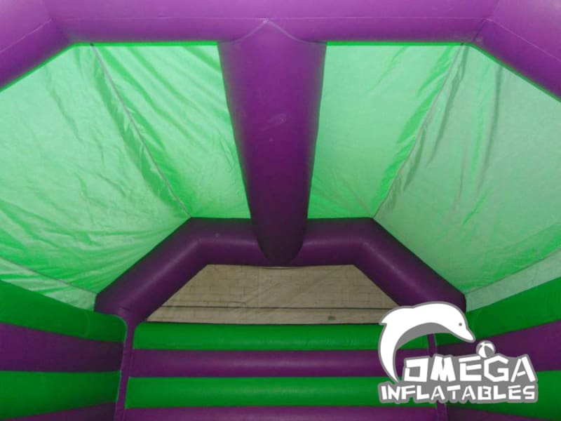 A Frame Purple Bouncy Castle