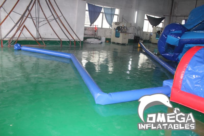 Amusement Park Equipment Inflatable Water Obstacle Course