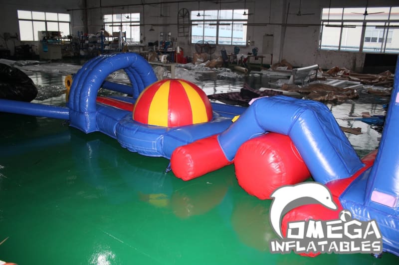 Amusement Park Equipment Inflatable Water Obstacle Course