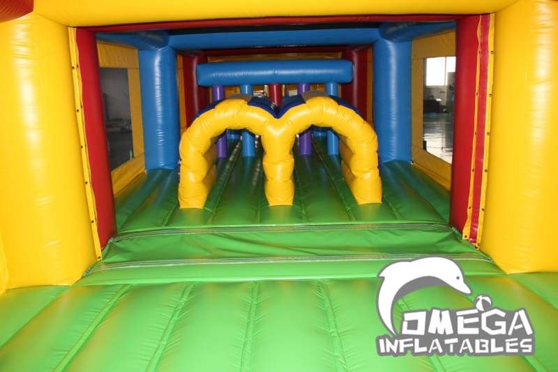 Amusement Park Themed Inflatable Obstacle Course - Omega Inflatables Factory