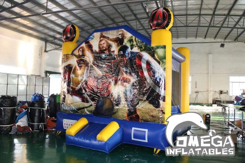 Avengers Inflatable Bounce House - Omega Inflatables Factory