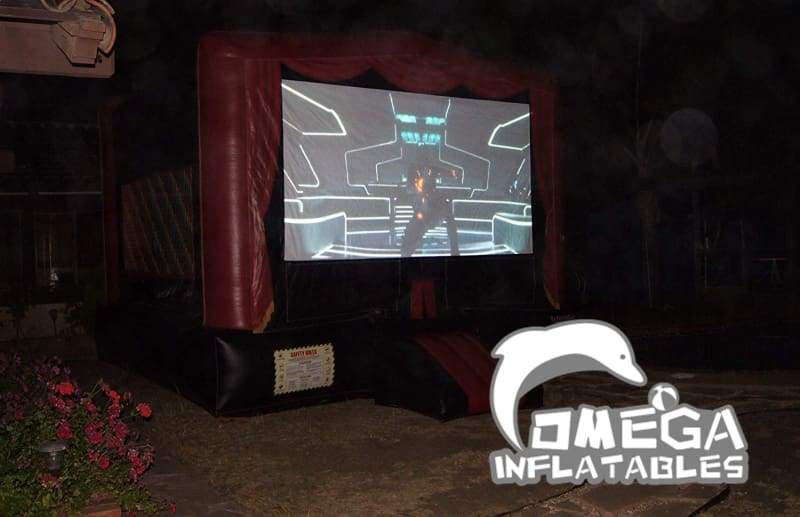 Bounce House with Movie Screen