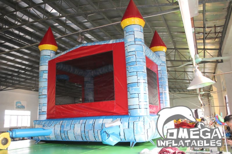 Camelot Castle Blue Bounce House 2