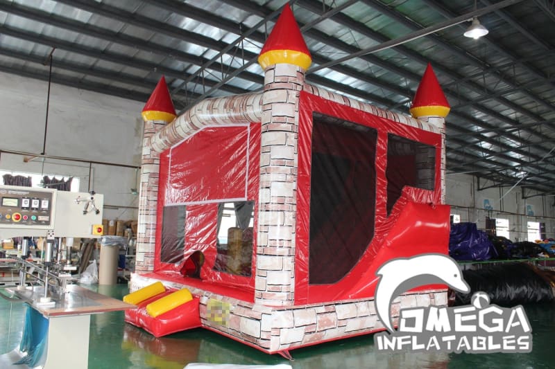 Camelot Castle Brown Bounce House 1