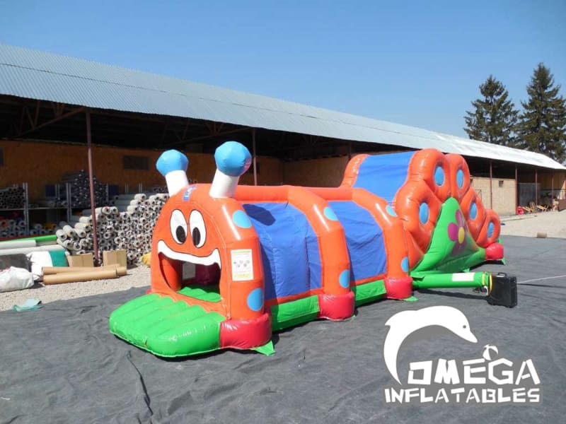 Caterpillar Obstacle Course with Slide