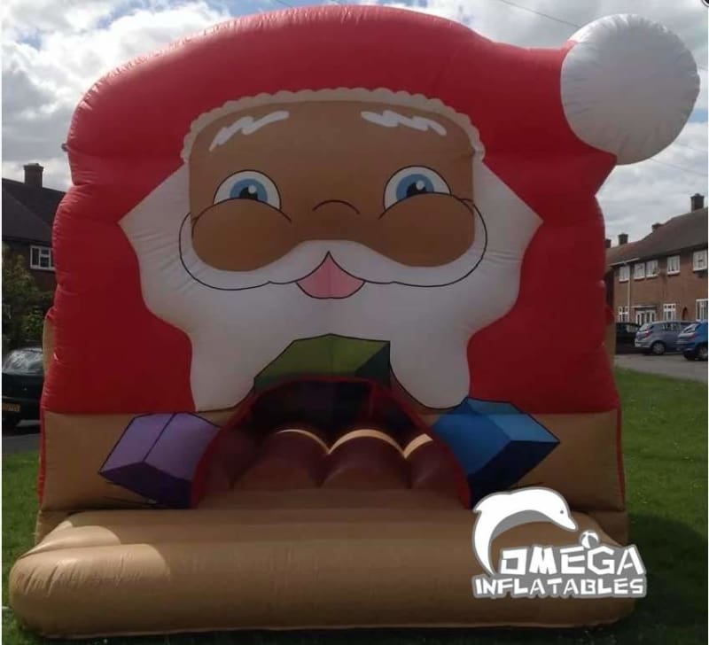 Christmas 3D Santa Bouncy Castle