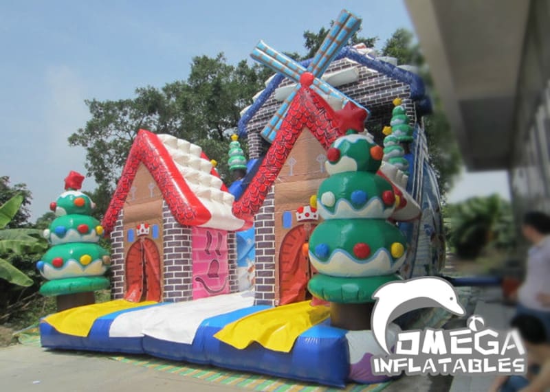 Christmas Inflatable Big Slide