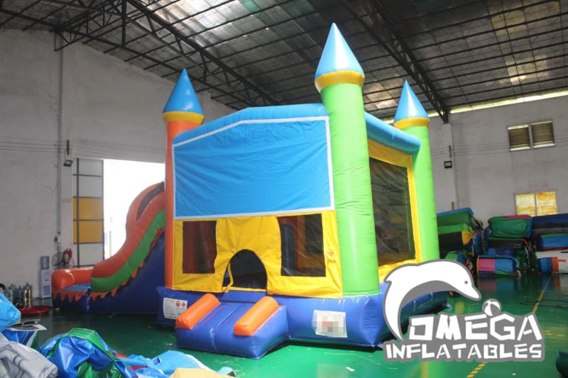 Commercial Inflatable Pastel Wet Dry Combo