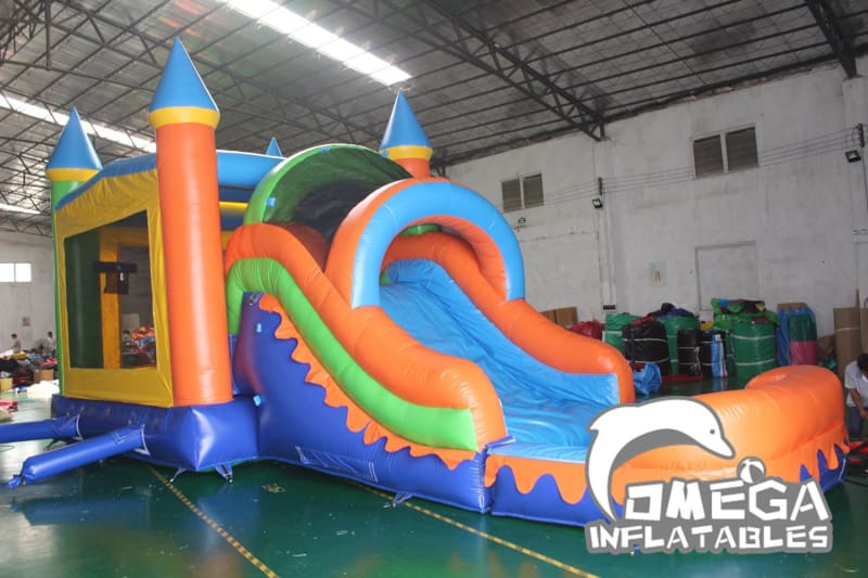 Commercial Inflatable Pastel Wet Dry Combo