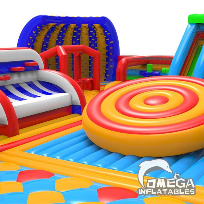 Custom Rainbow Inflatable Park