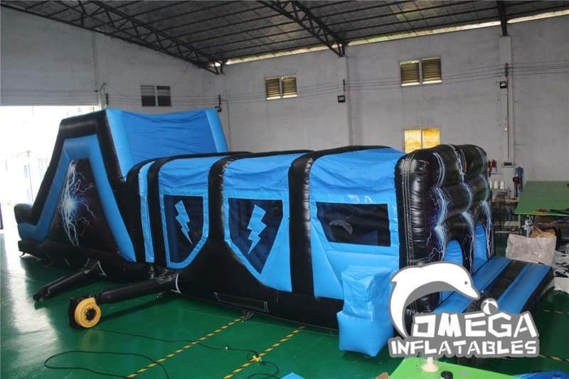 Disco Lightning Energy Inflatable Obstacle Course