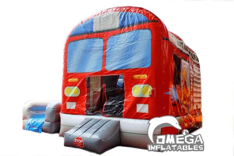 Fire Truck Inflatable Combo