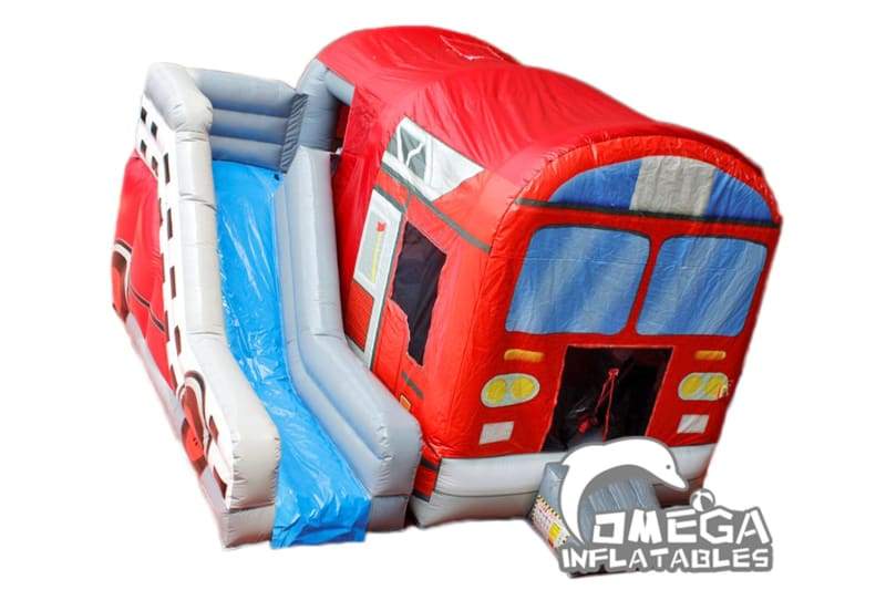 Fire Truck Inflatable Combo