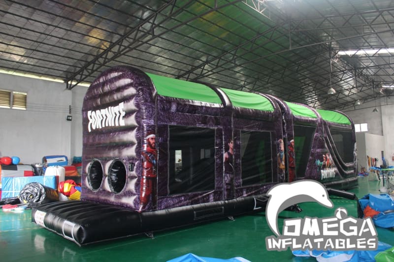 Fortnite Themed Inflatable Obstacle Course - Omega Inflatables