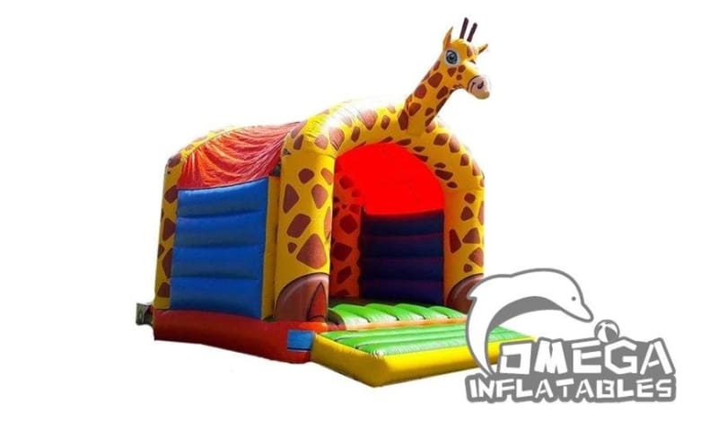 Giraffe Themed Bouncy Castle