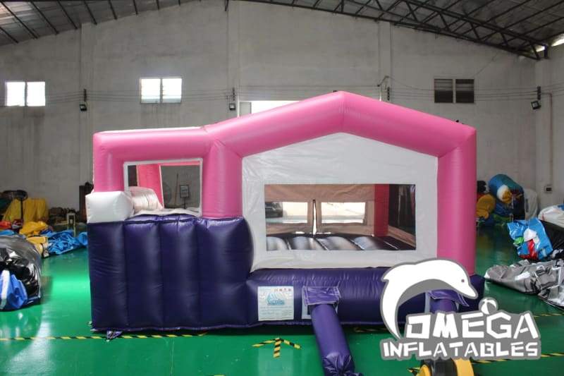 Girl Themed Mini Bouncy Castle - Omega Inflatables