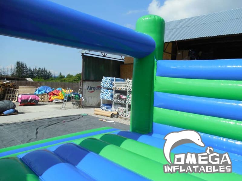 Green blue Pillar & Beam inflatables