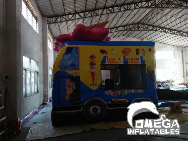 Ice Cream Car Inflatable Bouncer for Kids