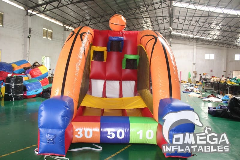 Inflatable Basketball Challenge Game