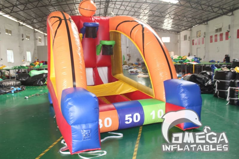 Inflatable Basketball Challenge Game