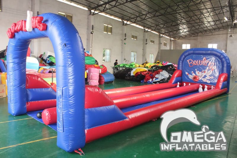 Inflatable Bowling Alley Game