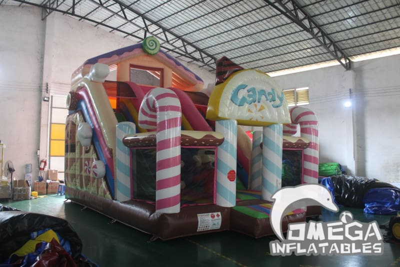 Inflatable Candy House Slide