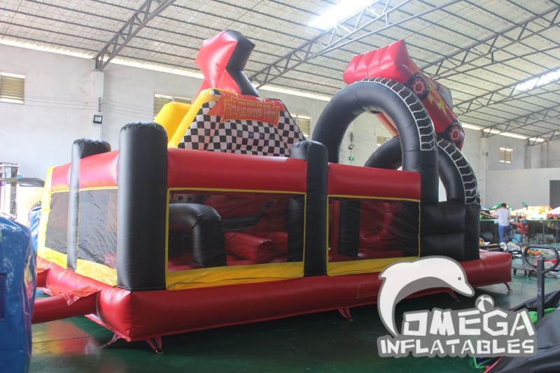 Inflatable Cars Obstacle Course