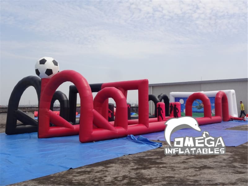 Inflatable Dribble Soccer Shooting Game