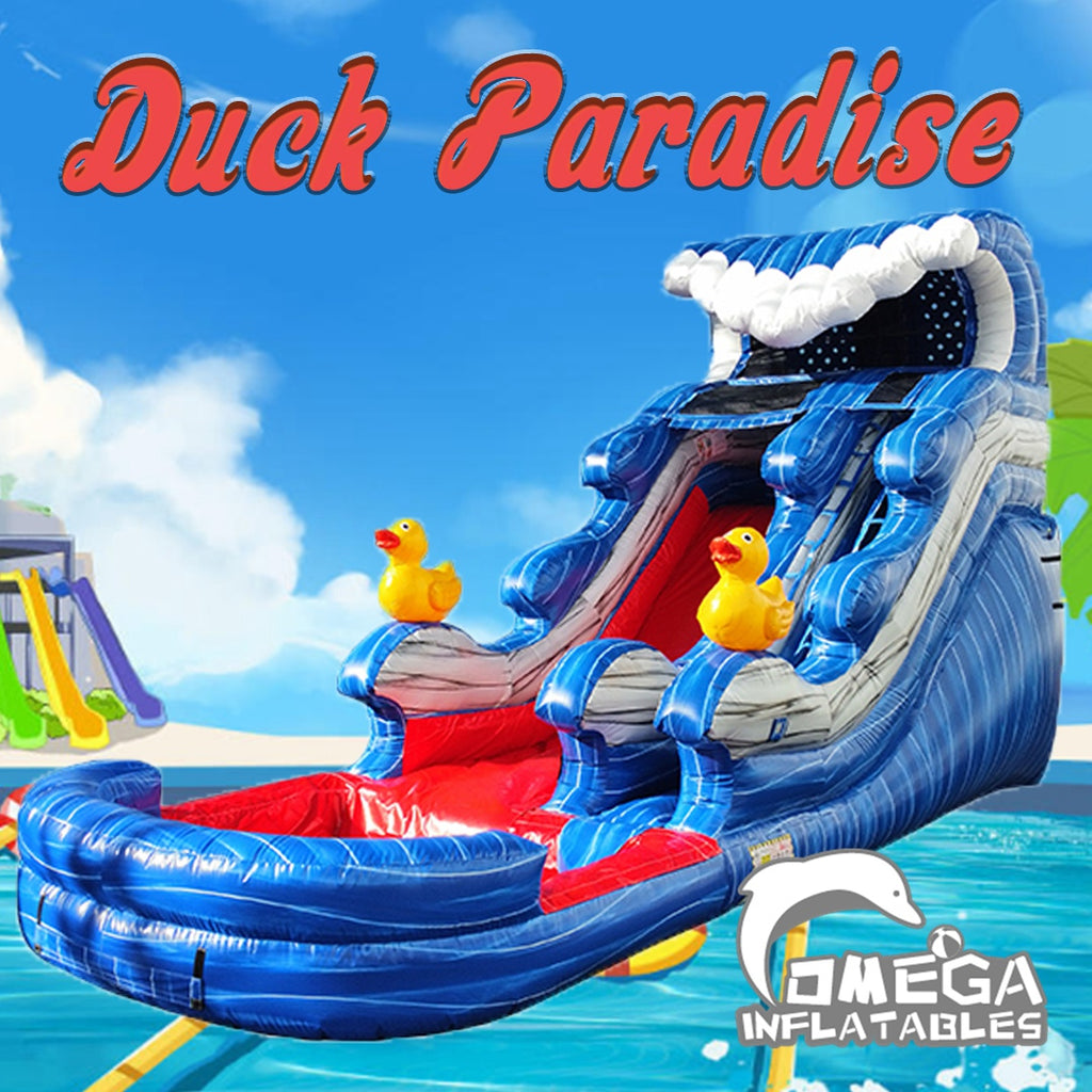 18FT Duck Paradise Commercial Water Slide