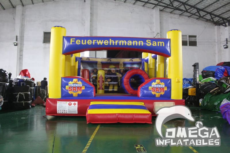 Inflatable Firefighter Jumping Castle