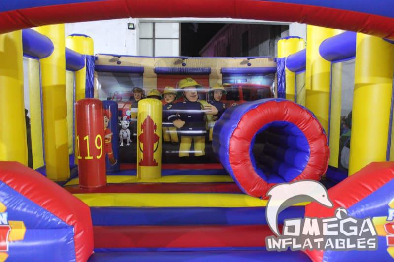 Inflatable Firefighter Jumping Castle