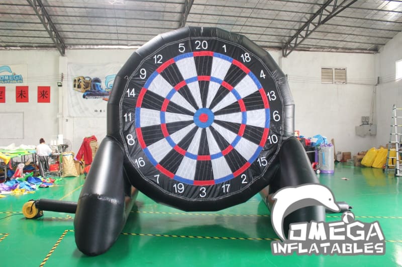 Inflatable Soccer Dart Board (Double-Sided) with Velcro Balls - Omega Inflatables