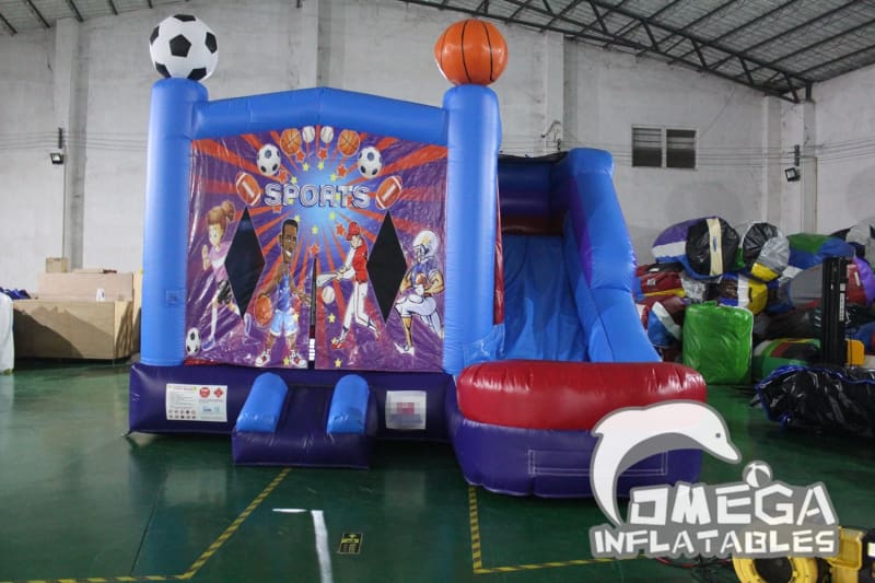 Inflatable Sports Wet Dry Combo