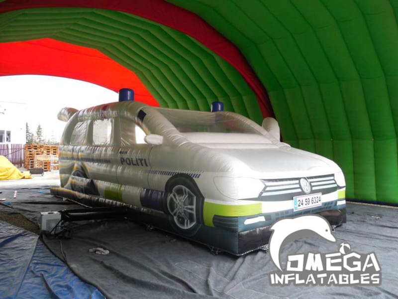 Inflatables Police Car Bouncy Castle