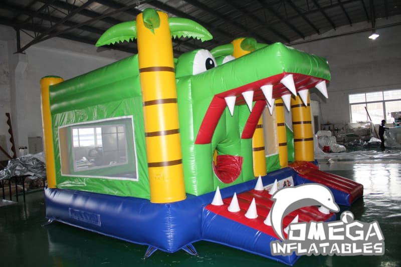 Jungle Crocodile Jumping Castle