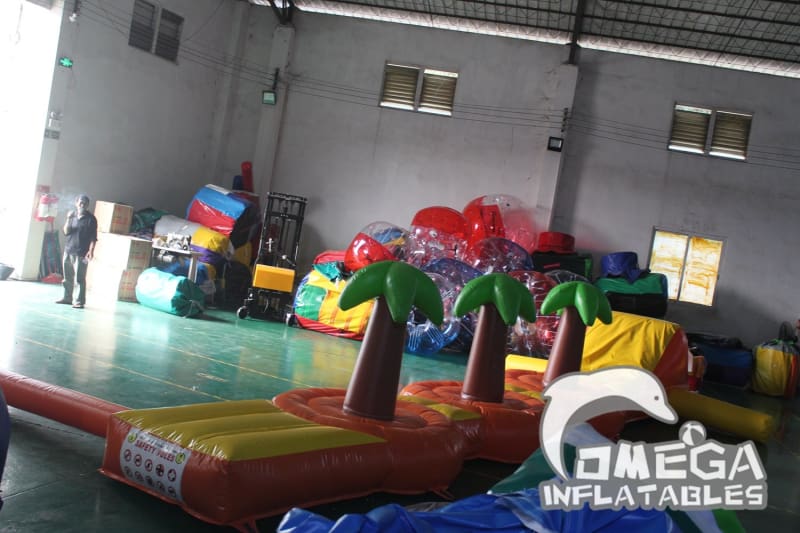 Jungle Inflatable Water Obstacle Course