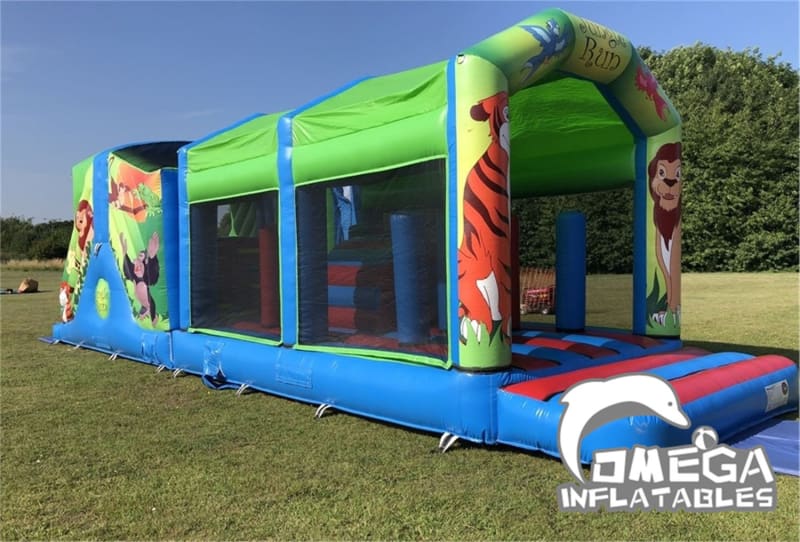 Jungle Run Inflatable Obstacle Course