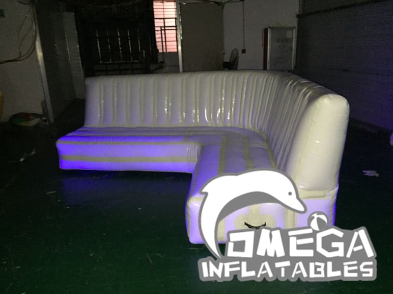 L-Shaped Inflatable Sofa