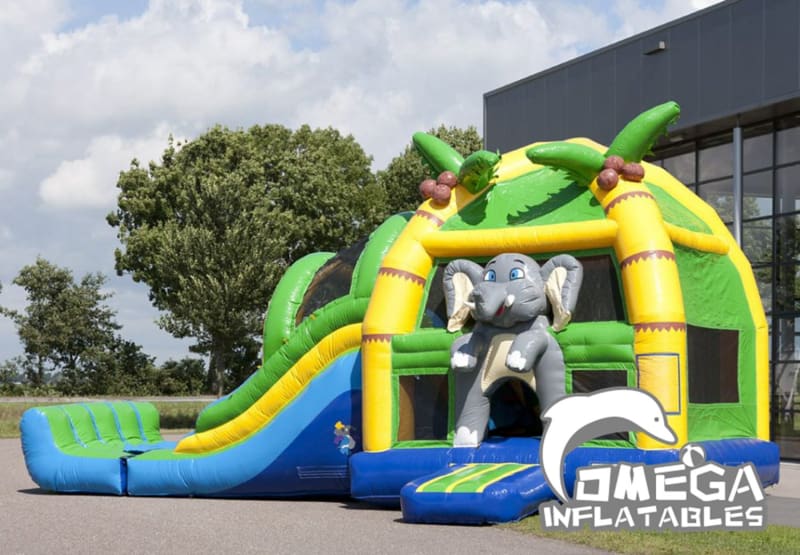 Large Inflatables Elephant Jumper Combo