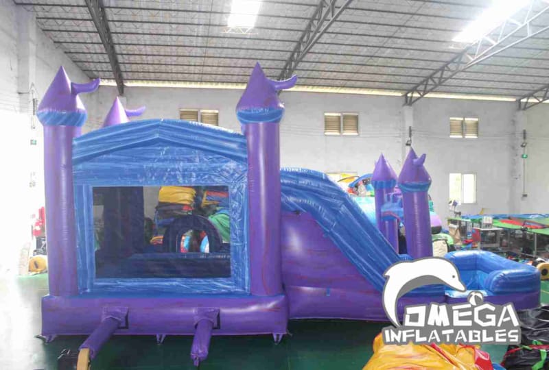 Mega Marble Purple Inflatable Combo