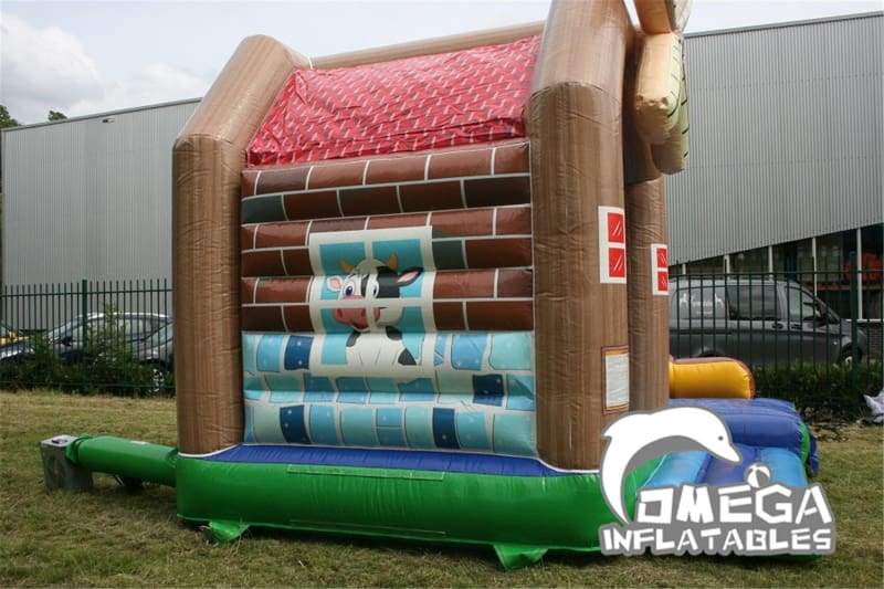 Multifun Mini Farm Bouncer with Slide