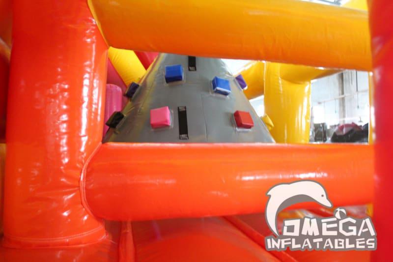 Multiple Climbing Inflatable Obstacle Course