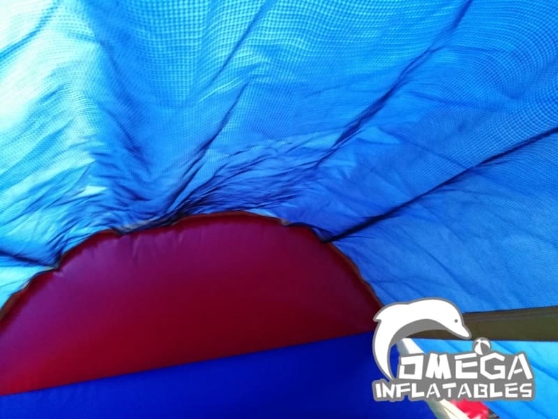 Outdoor Challenge Inflatable Obstacle Course with Roof