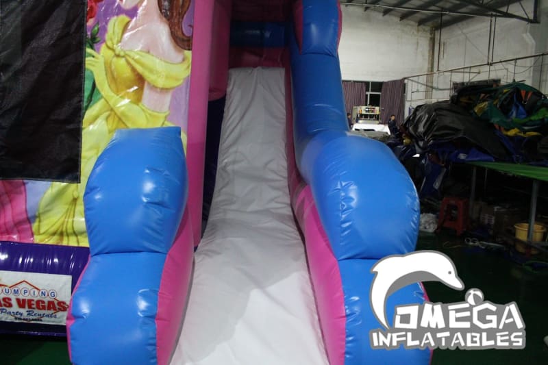 Princess Inflatable Bounce House with Slide