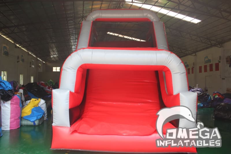 Red & Black Inflatable Climbing Obstacle Course