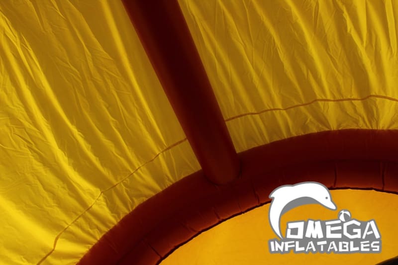 Removable Panel Bounce House with Inside Slide