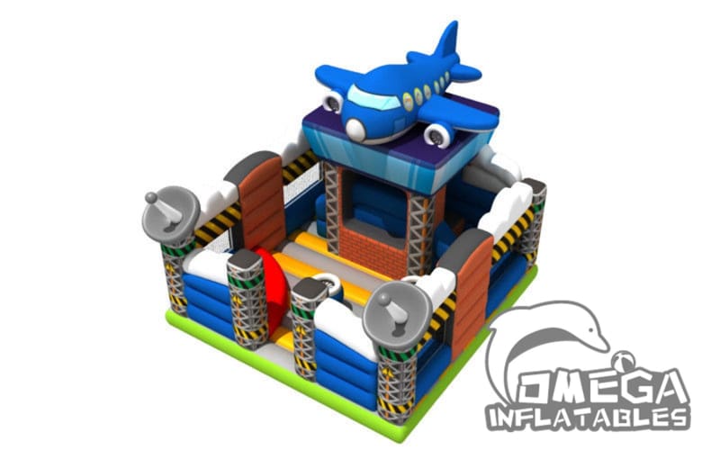 Spaceship Themed Inflatable Jump House