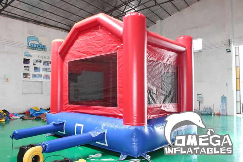 Spider Man Themed Inflatable Bounce House