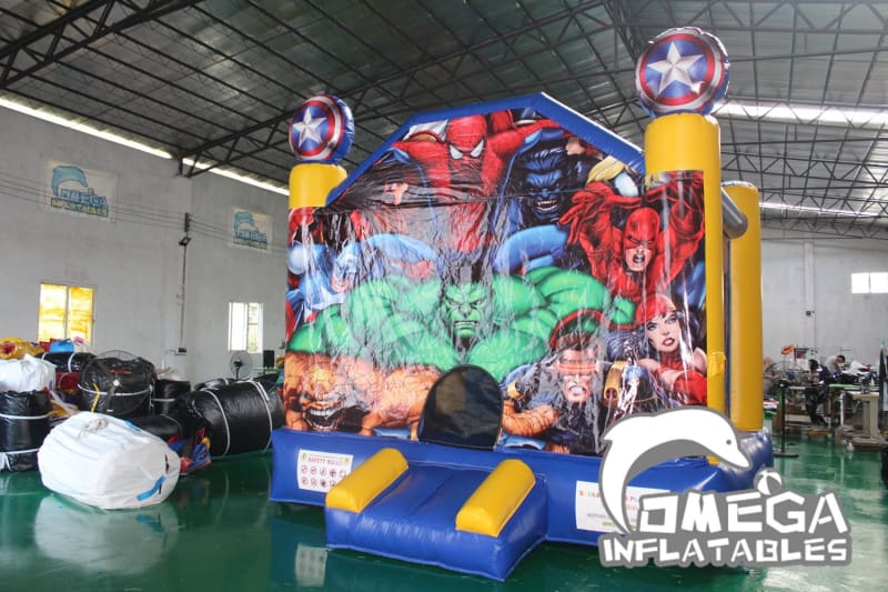 Super Heroes Themed Bounce House