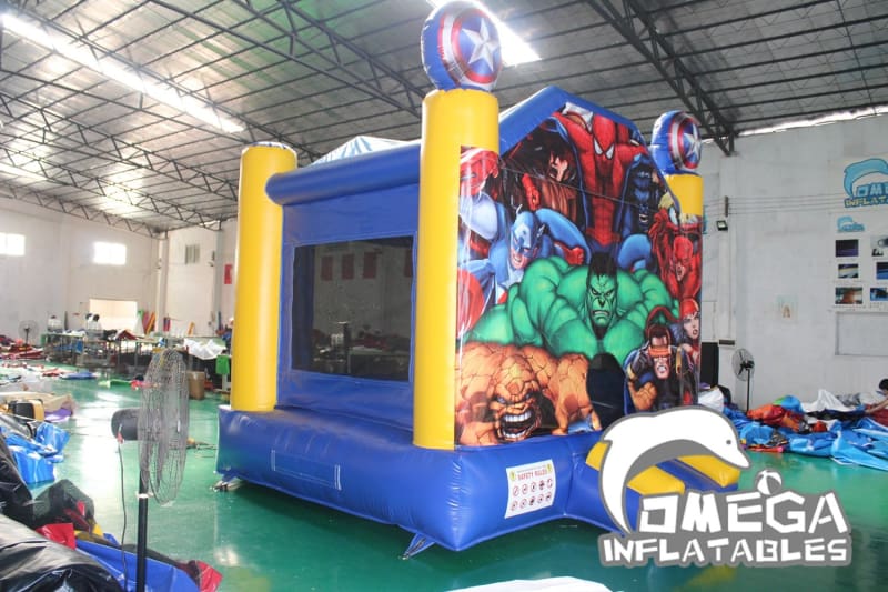 Super Heroes Themed Bounce House